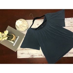 Lucky Brand | Teal Bell Sleeve Shirt